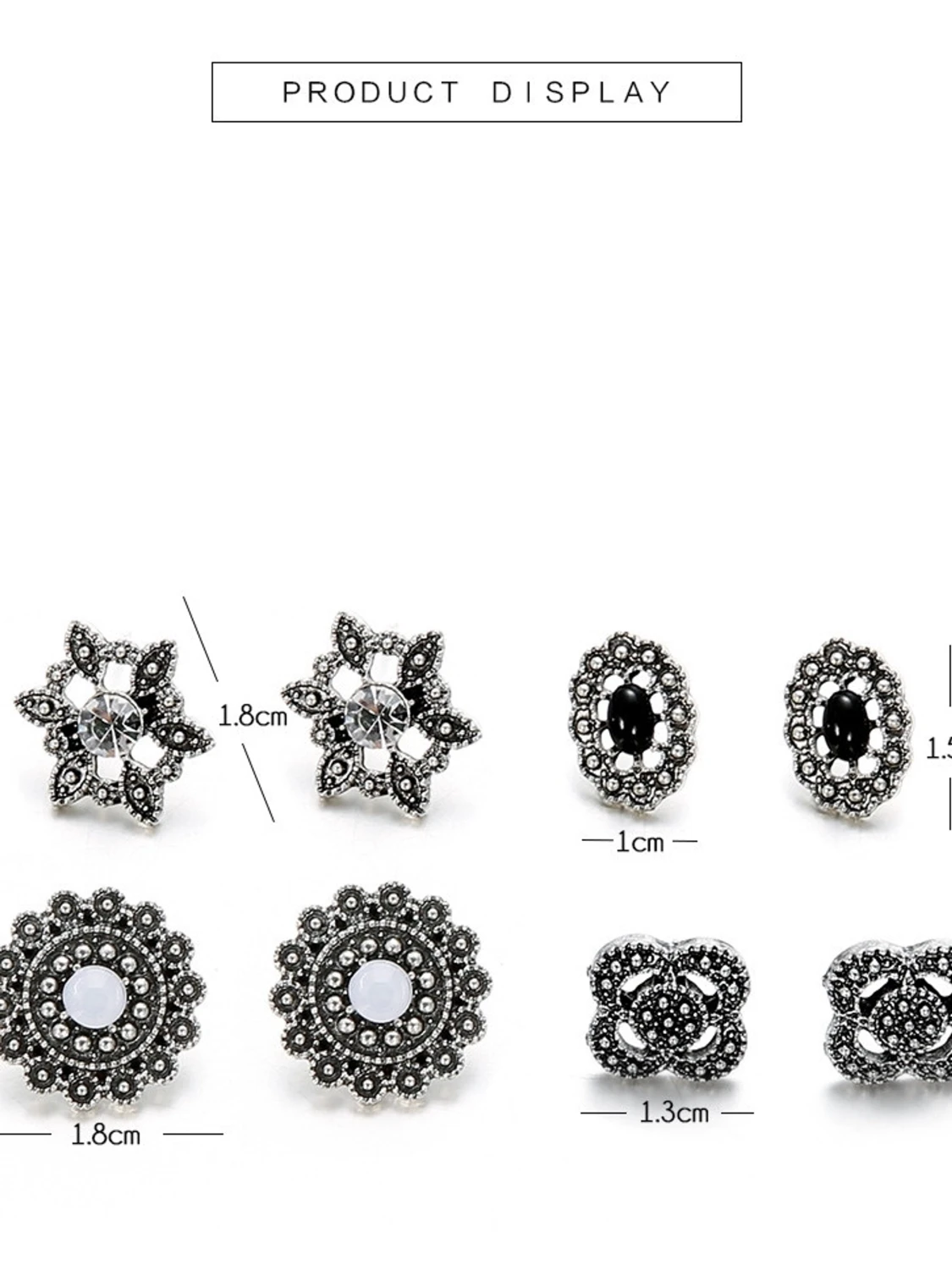 4 par örhängen  - 3