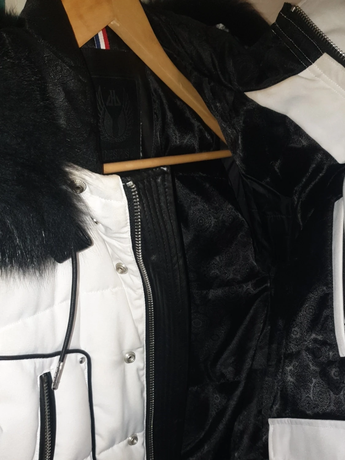 Vit unik jacka fr. Horspist Paris - 5