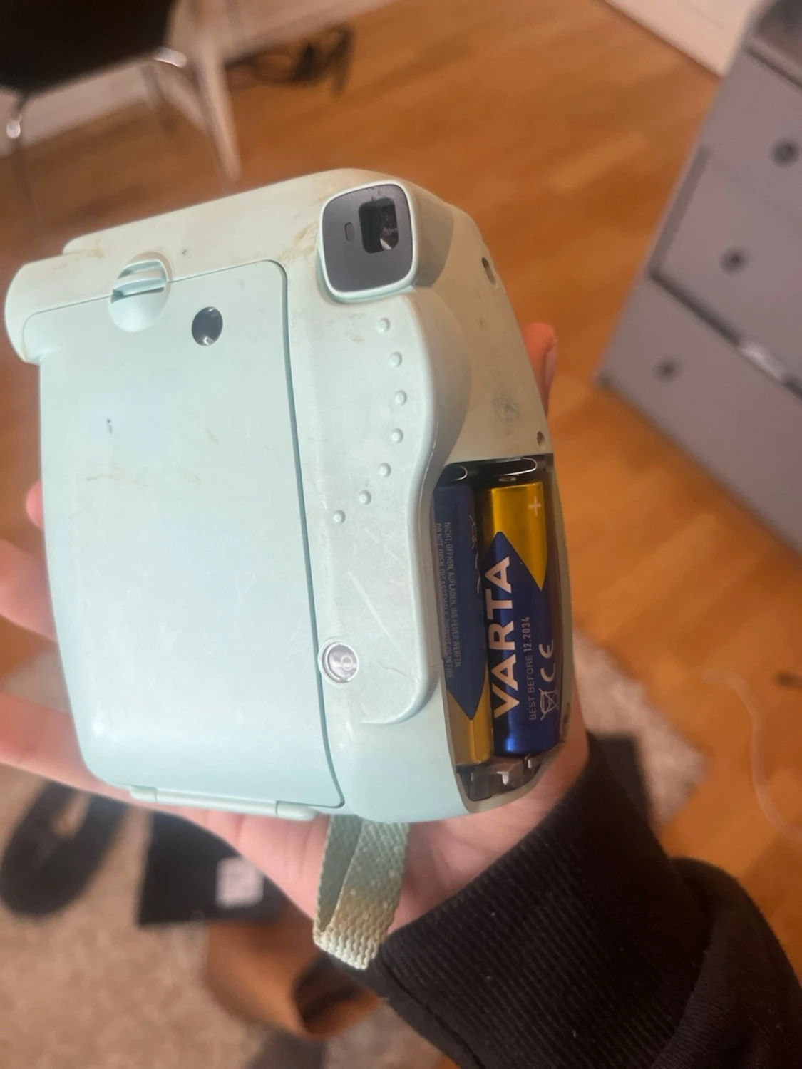 Instax Mini 9 blå polaroidkamera - 1