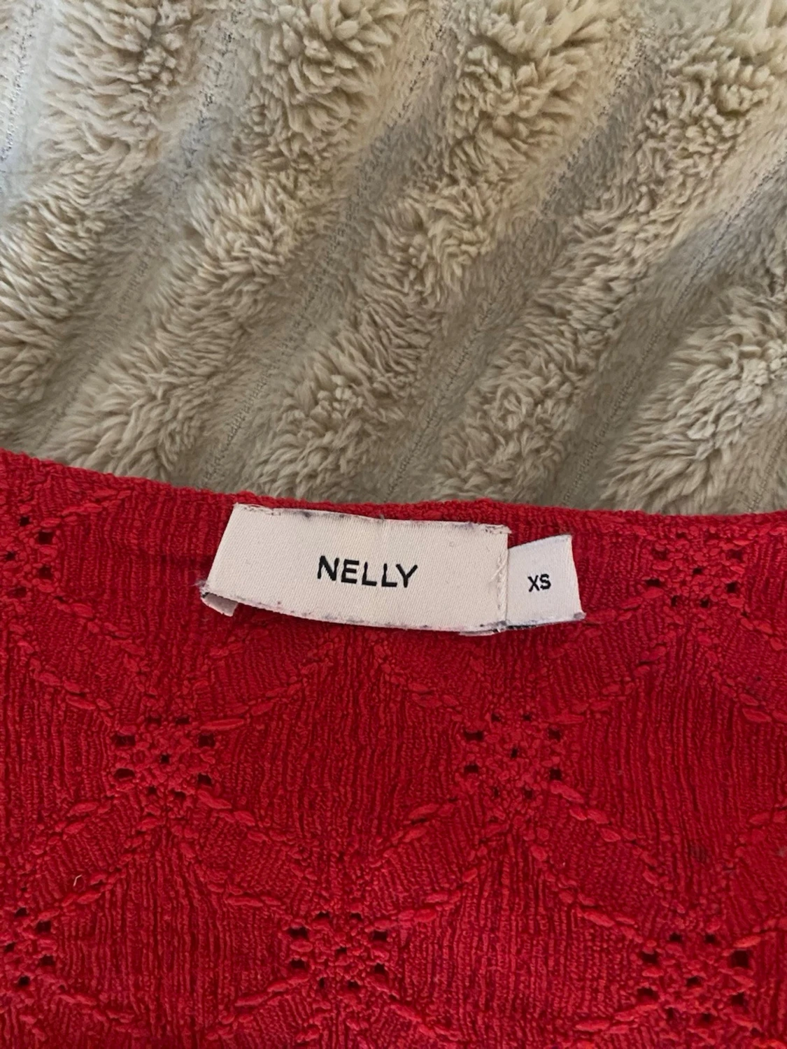 Röd långärmad topp från Nelly - 2