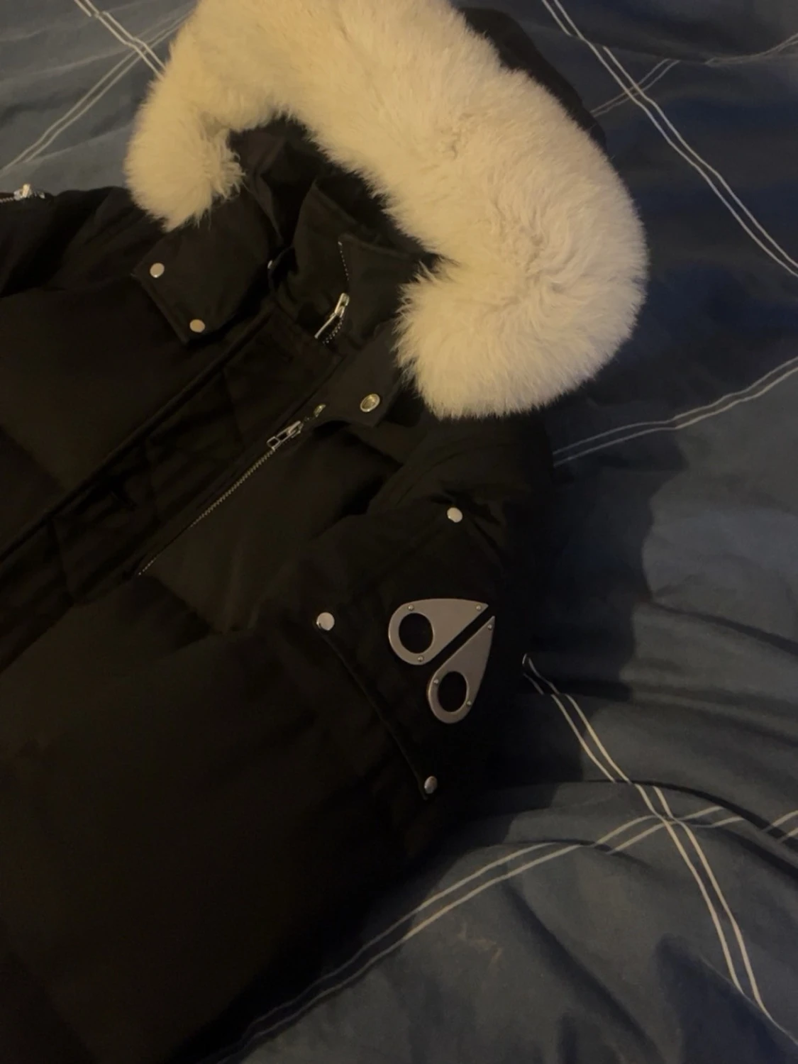 Svart dunjacka Moose Knuckles - 1