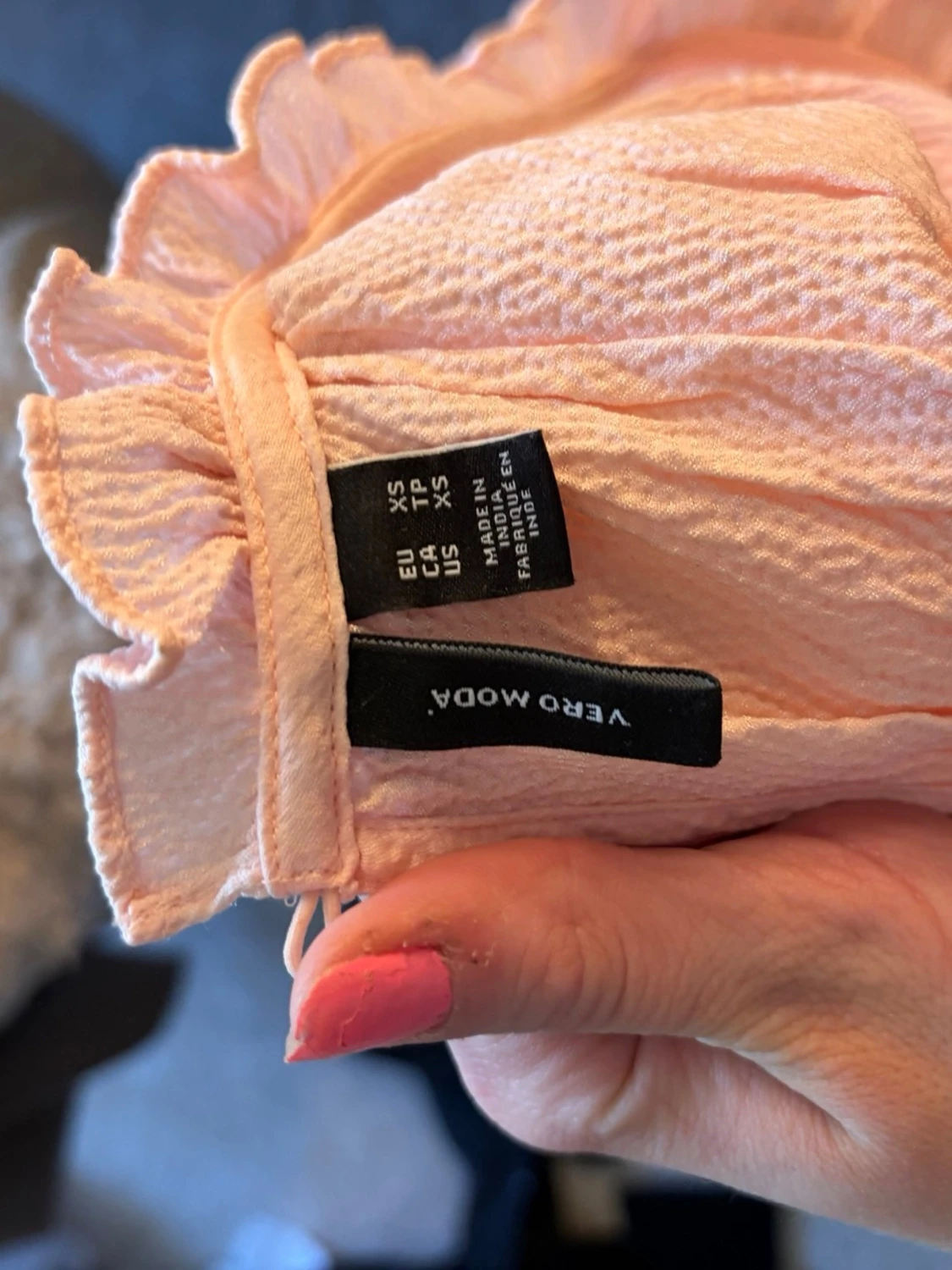 Ljusrosa blus från Vero Moda - 1