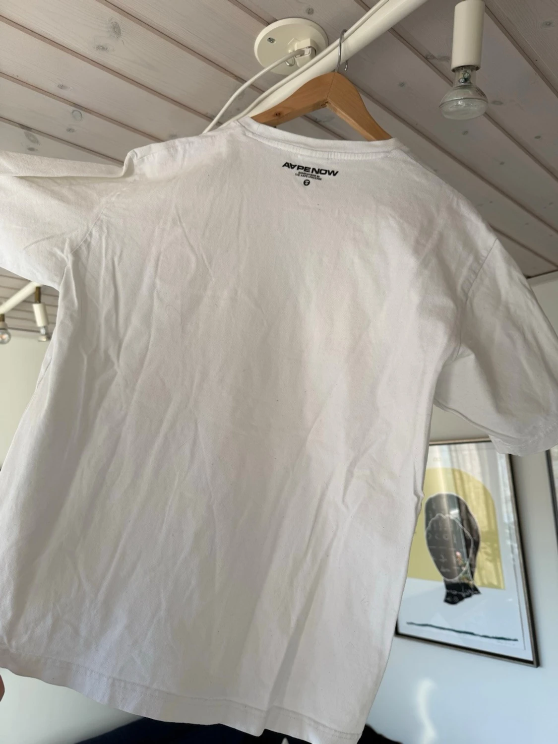 Vit t-shirt från bape  - 1