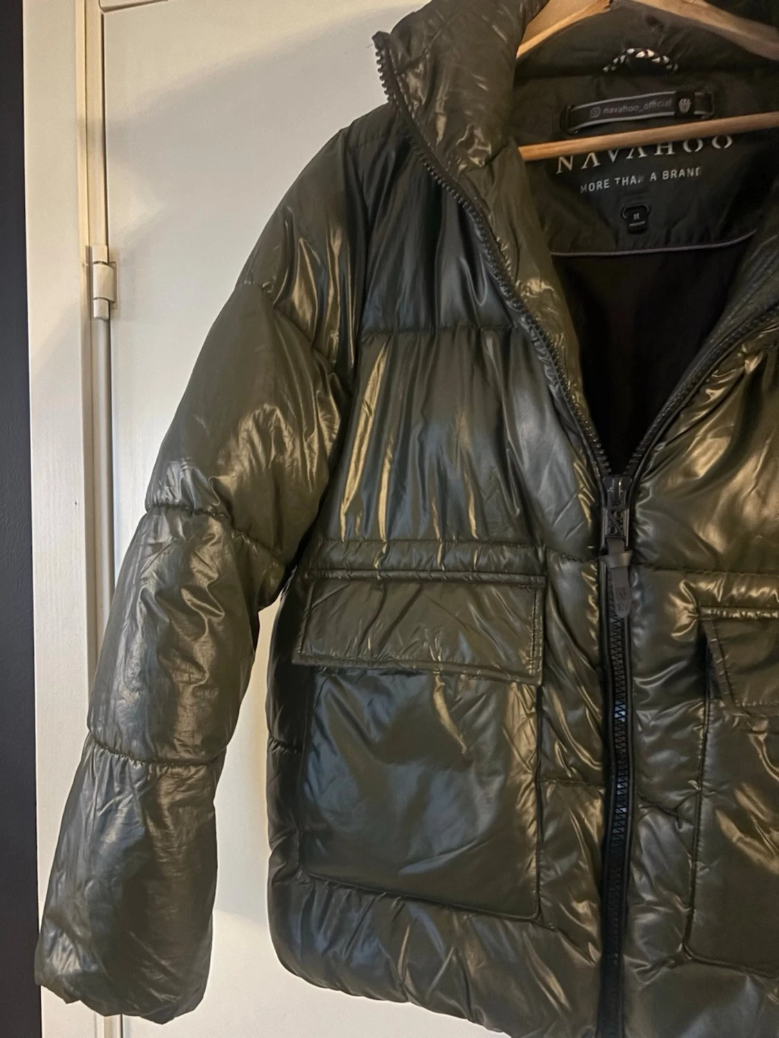 Mörkgrön pufferjacka från Navahoo - 2