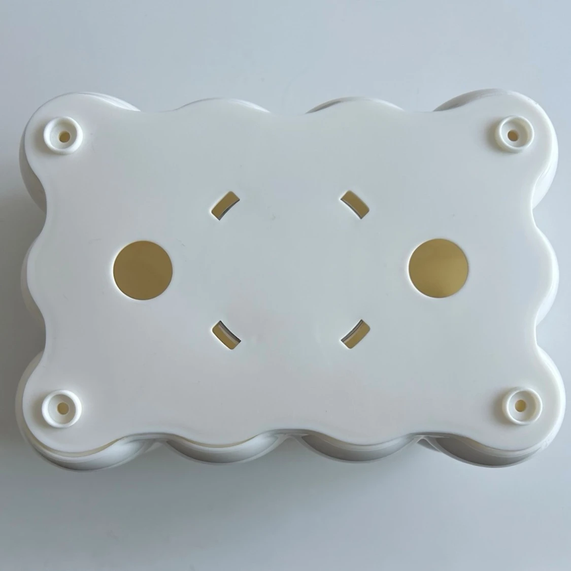 Vit bubblig servetthållare från SHEIN - 1