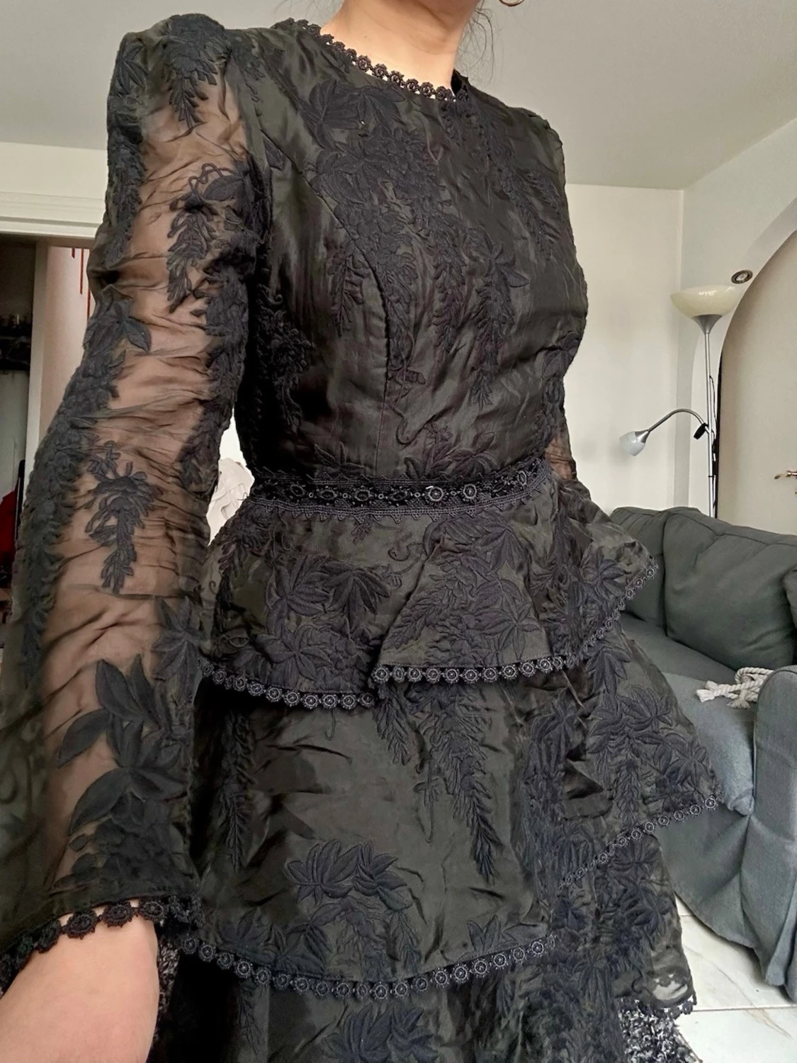Zimmermann silk embroidered dress - 1