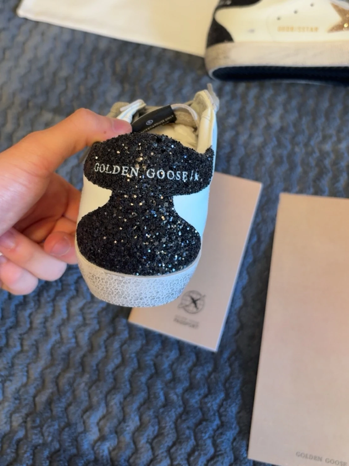 Golden Goose sneakers med glitterstjärna - 5