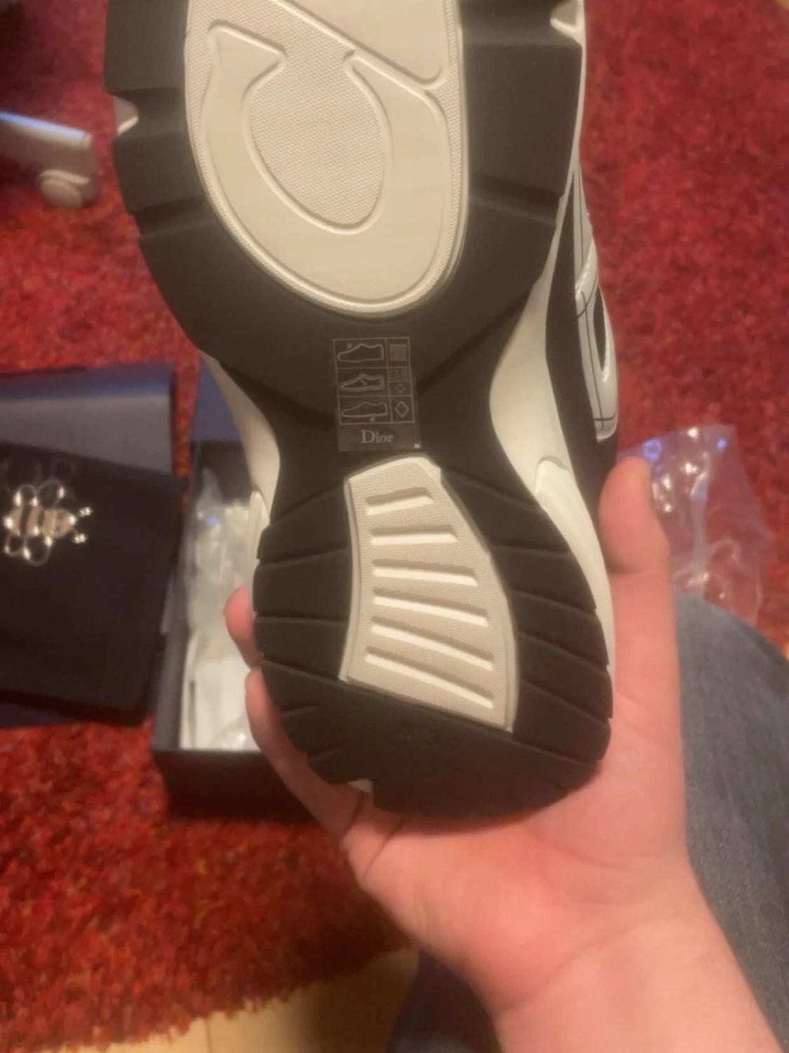 Dior sneakers i svart och vitt - 2