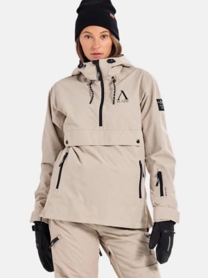 Beige skidställ från Slade - Snygga beige täckbyxor från Slade med raka ben och dragkedjor vid fickorna. Perfekta för vintern och outdoor-aktiviteter, tillverkade i slitstarkt material som står emot kyla och vind. Matcha med jacka för en komplett look.