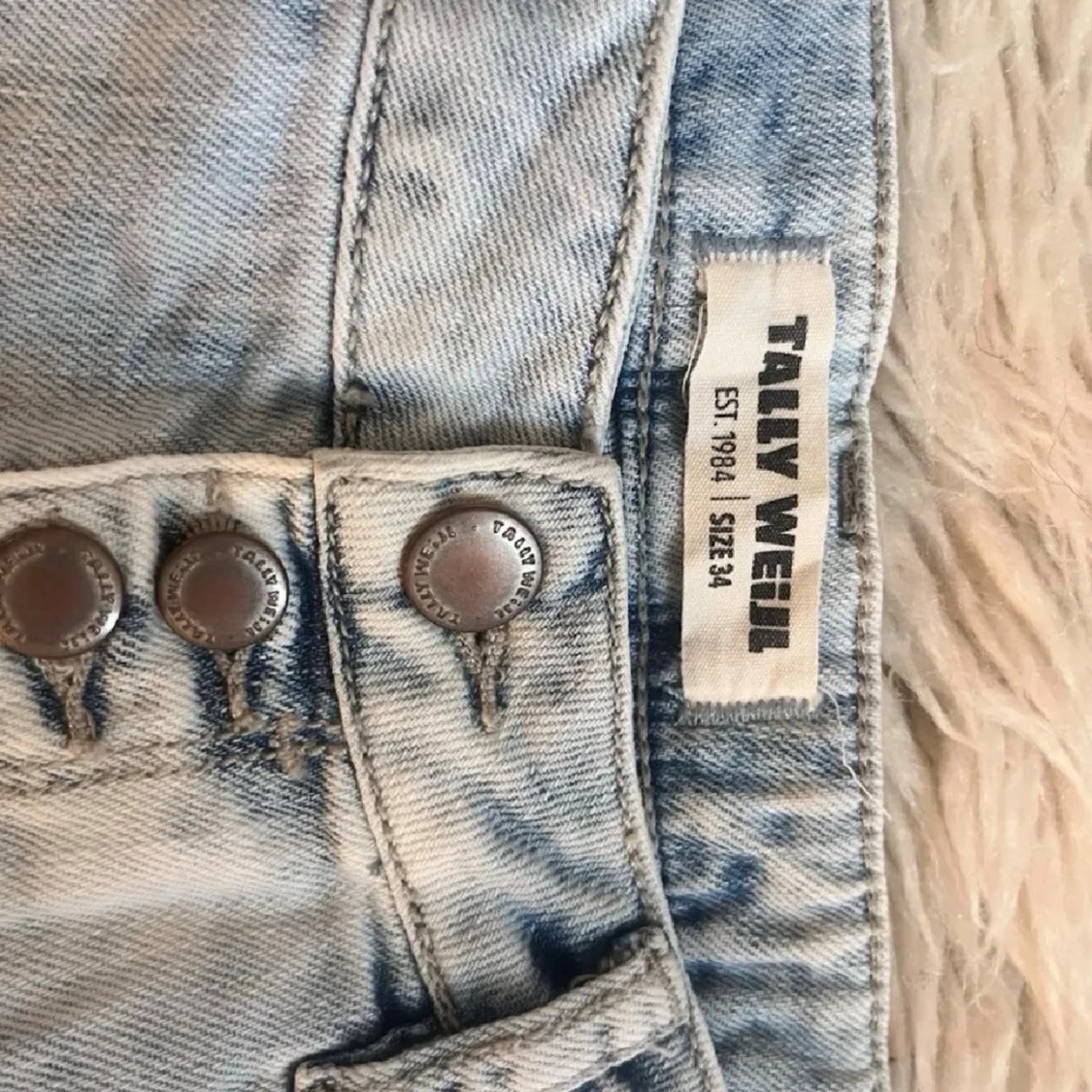 U20 Superlågmidjade jeanshorts  - 6