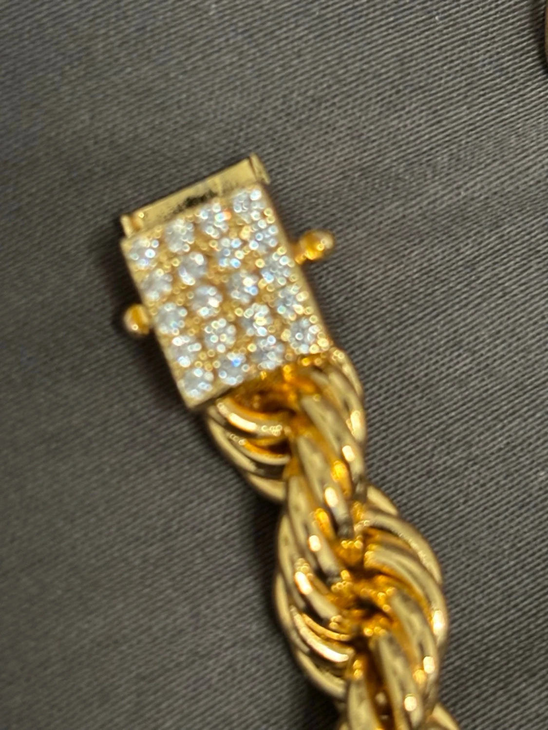 Cordell halsband 10mm 18k guldpläterad  - 2