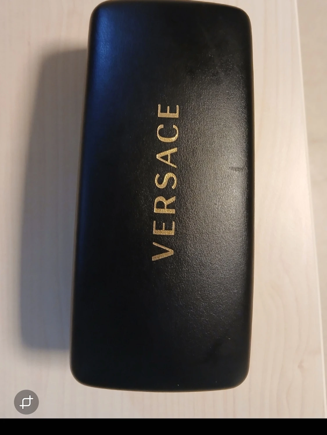 Versace svarta solglasögon med guld - 3