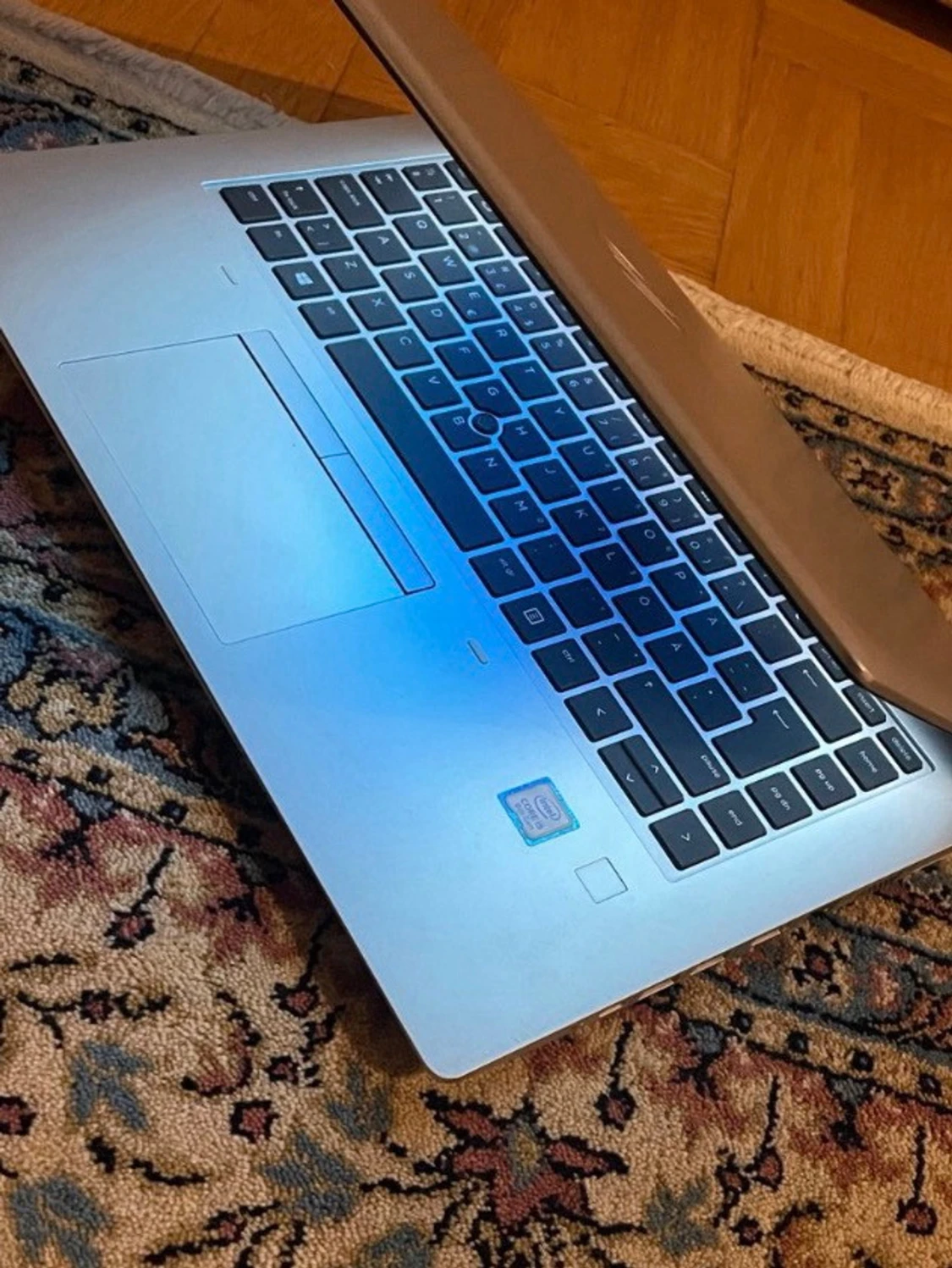 HP EliteBook silver laptop - 1