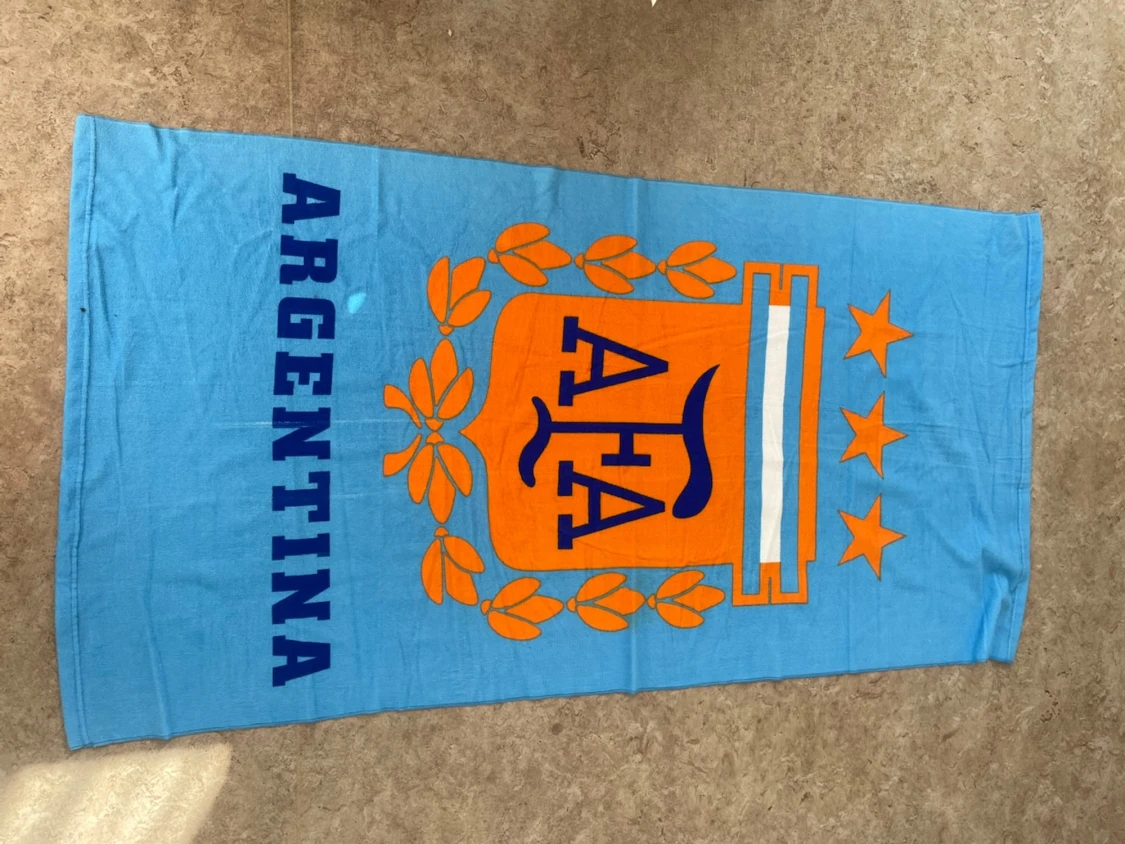 Argentina strandhandduk blå och orange