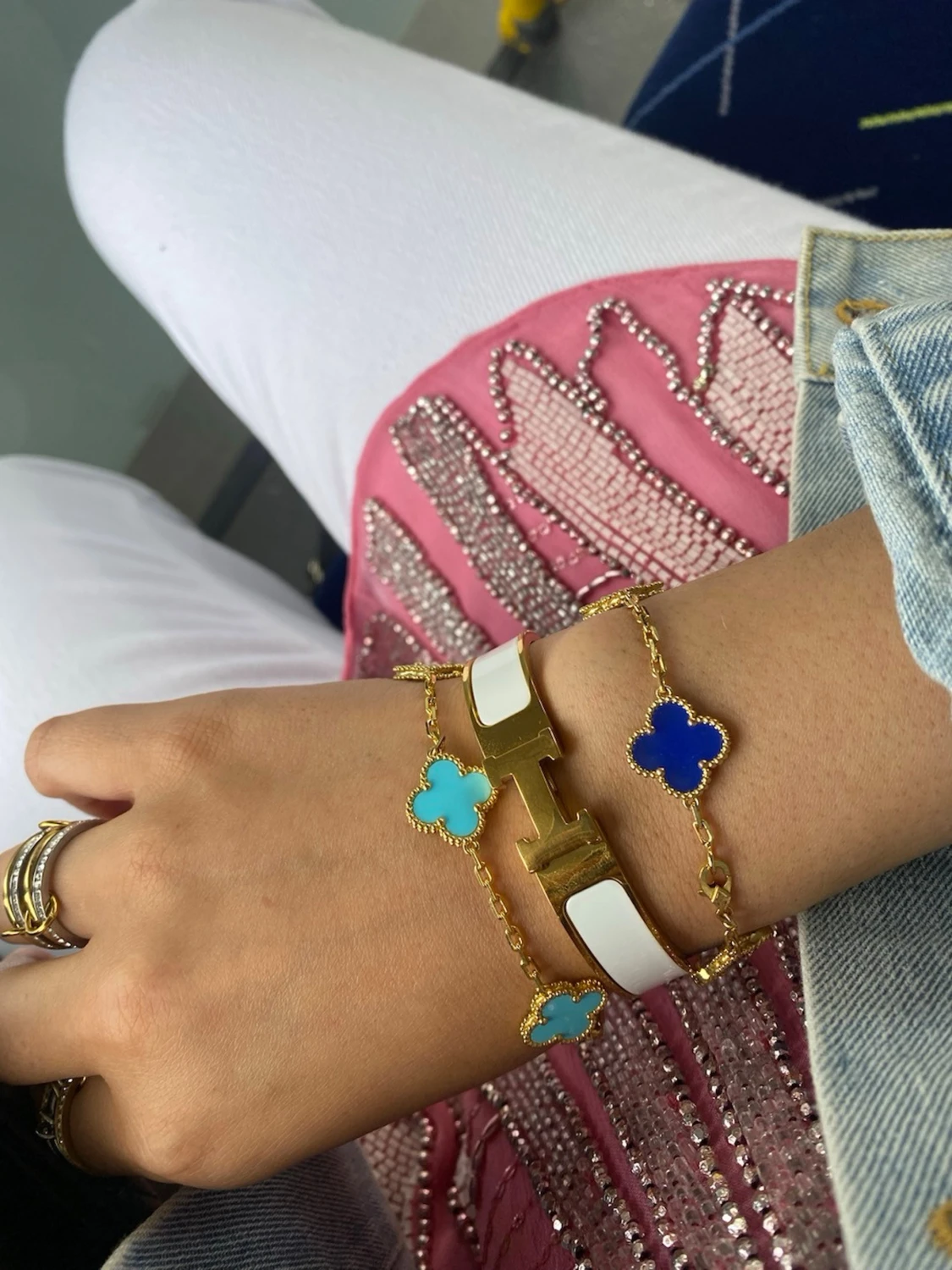 Armband  bästa kvalitet 18 guldpläterad stämpel finns