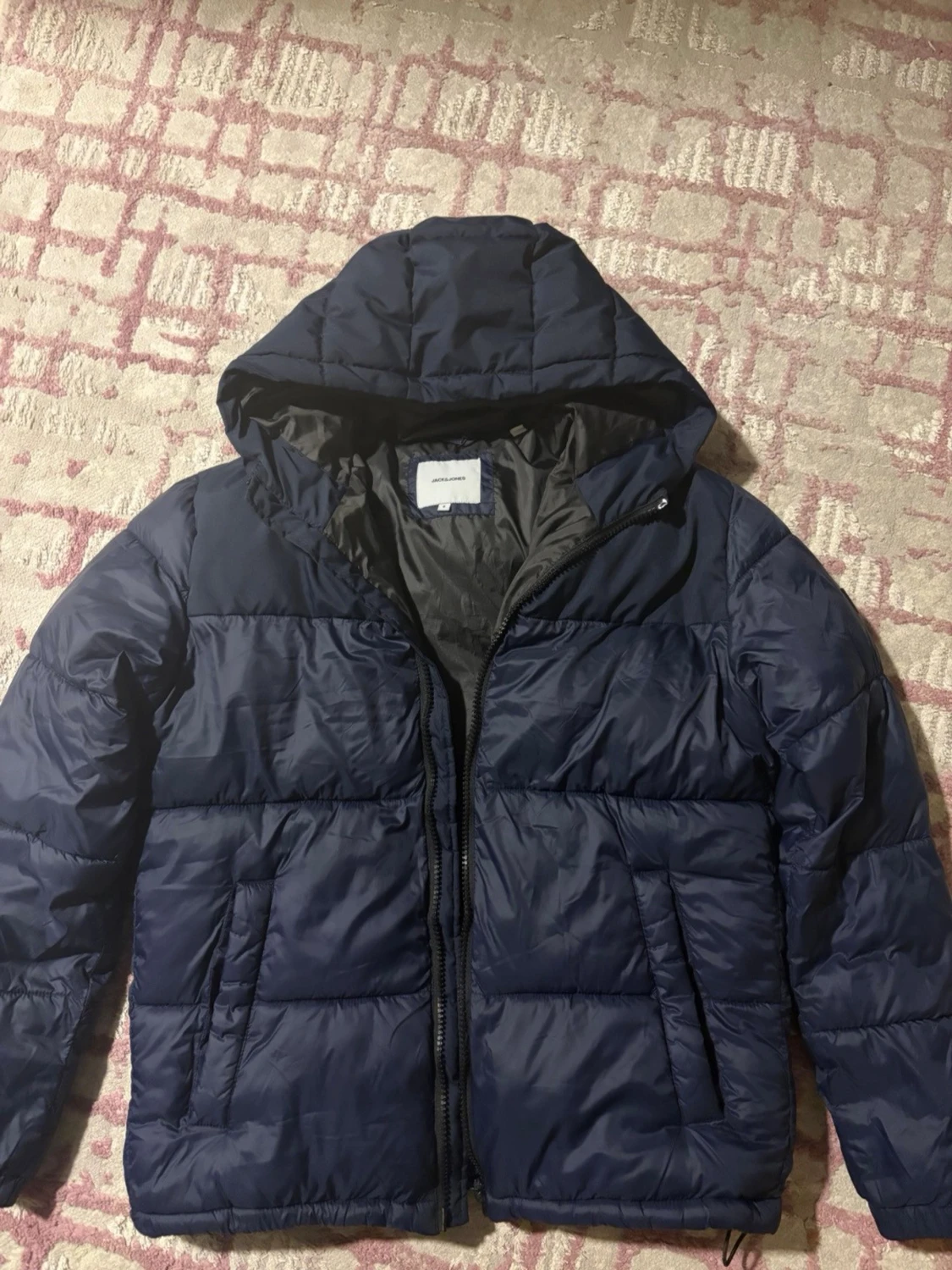 Mörkblå pufferjacka från Jack & Jones