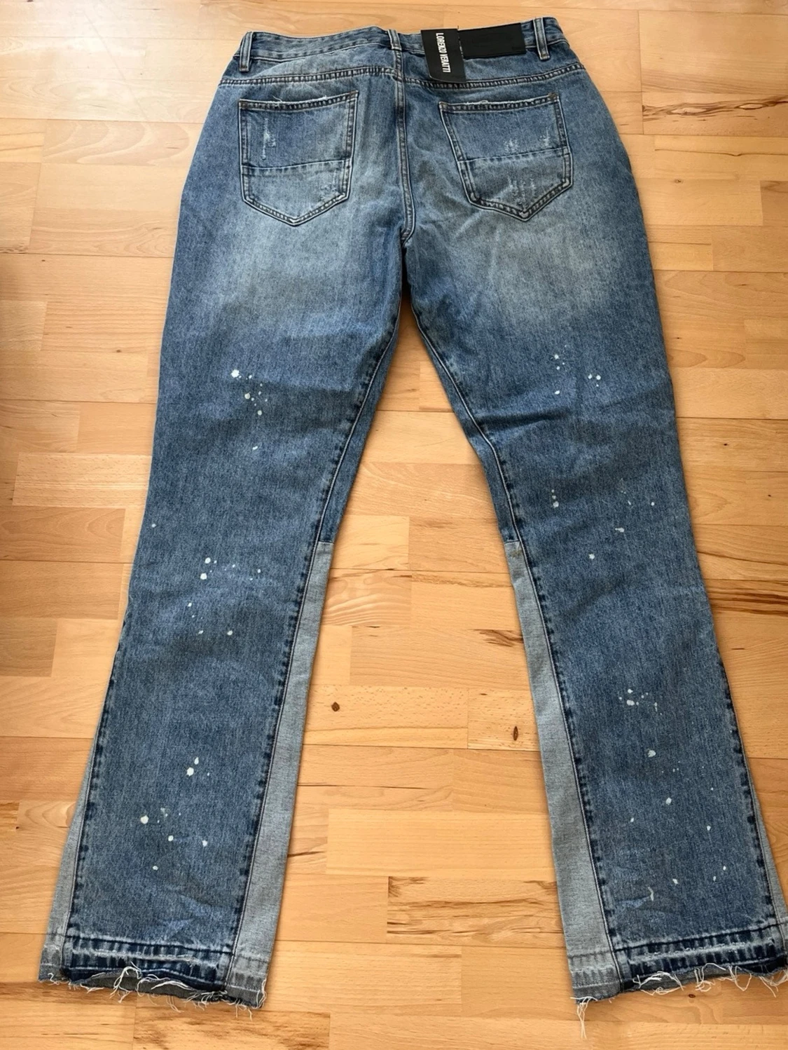 Blå flared jeans Lorenzo Veratti - 3