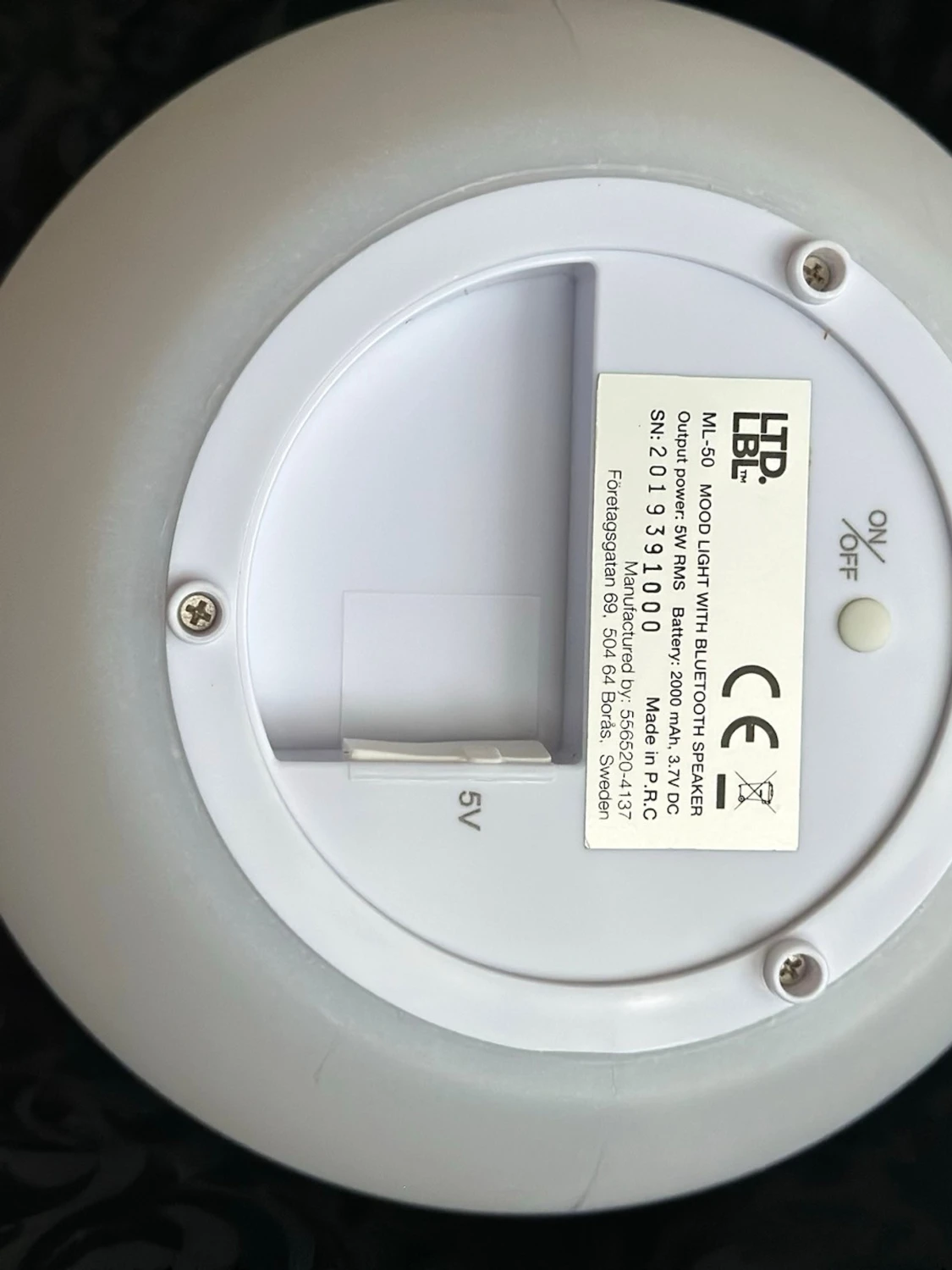 Bluetooth speaker With Light (trådlös -färgskiftande högtalare),  - 1