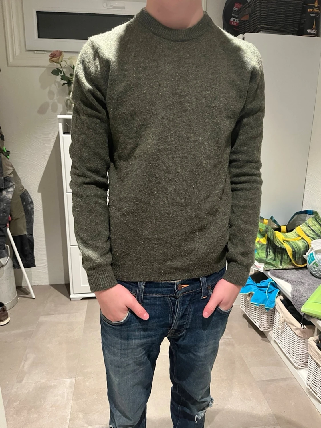 Grön stickad tröja These Glory Days