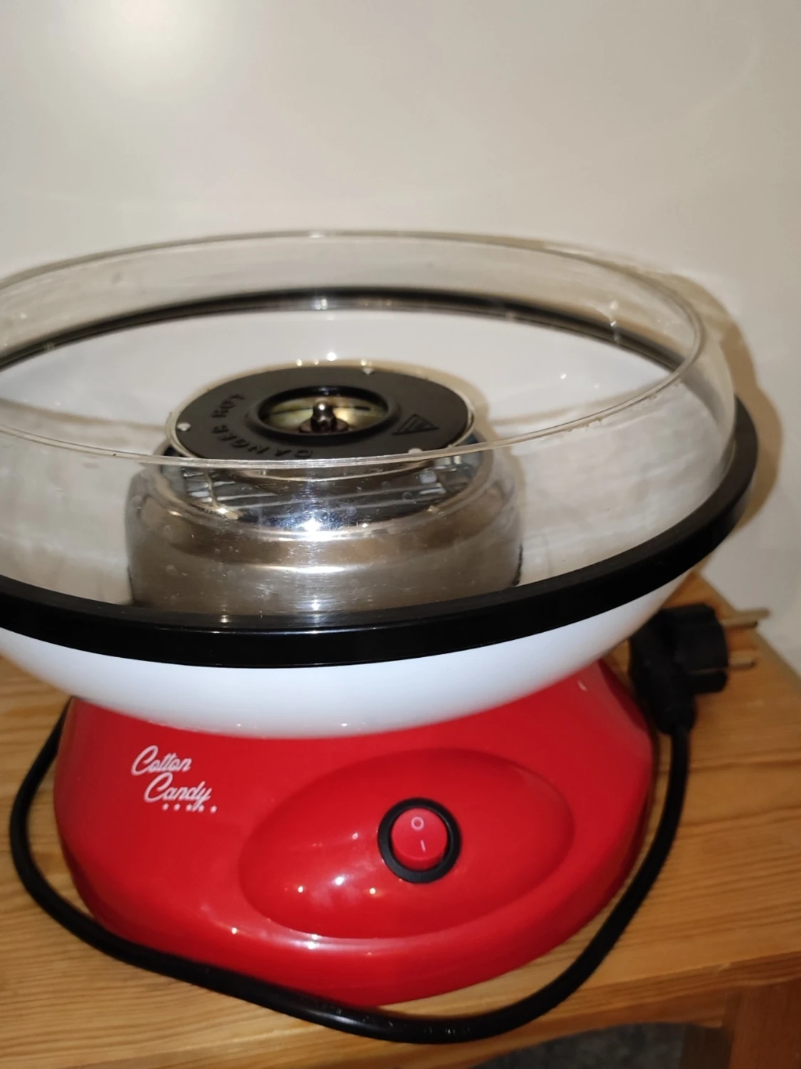 Sockervaddsmaskin Cotton Candy röd