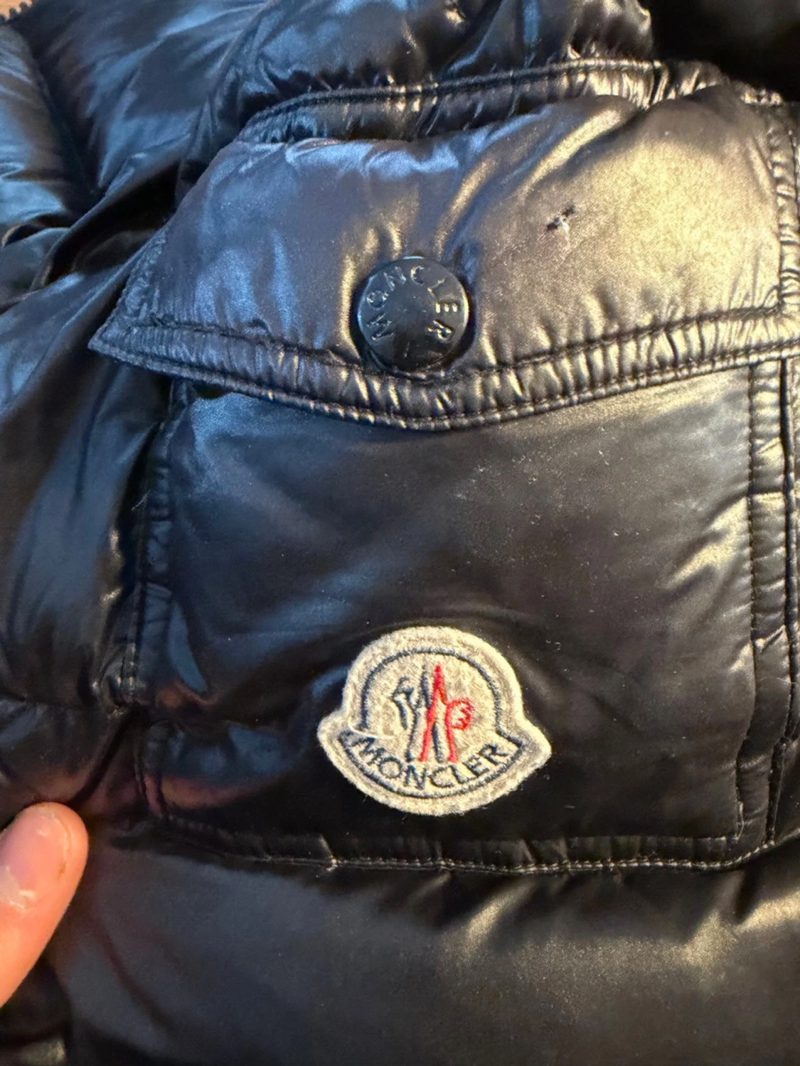 Svart dunjacka från Moncler - 4