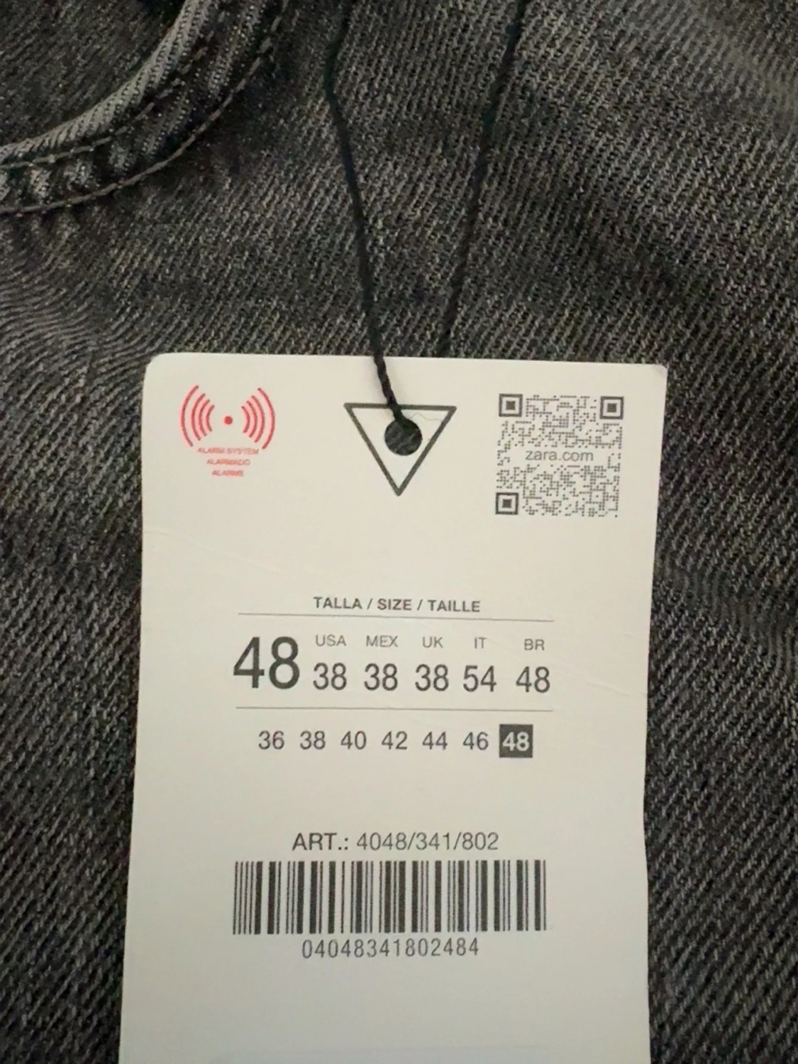 Grå raka jeans i vintage-stil - 2