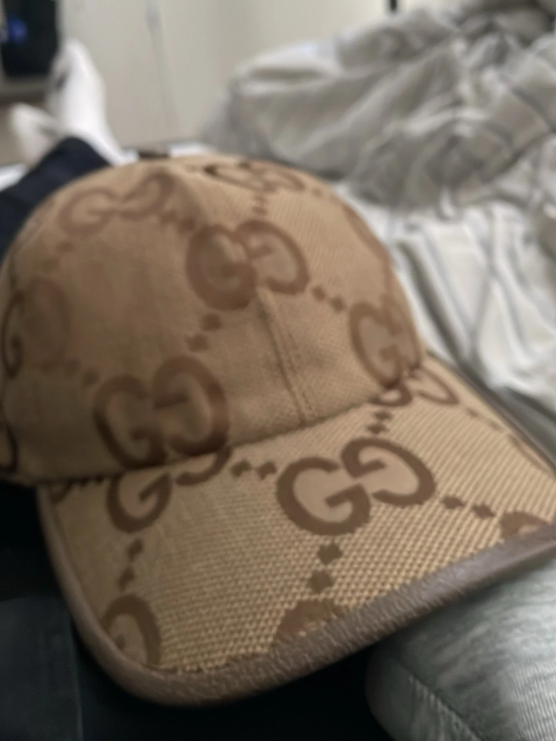 Beige GG keps från Gucci byte Äkta - 1