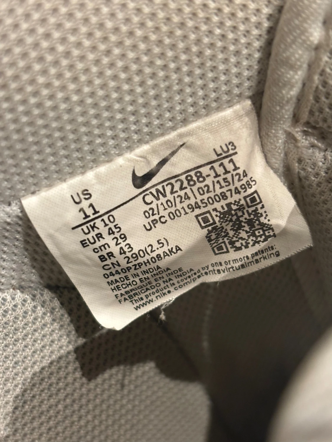 Vita Nike Air Force 1 sneakers - 3