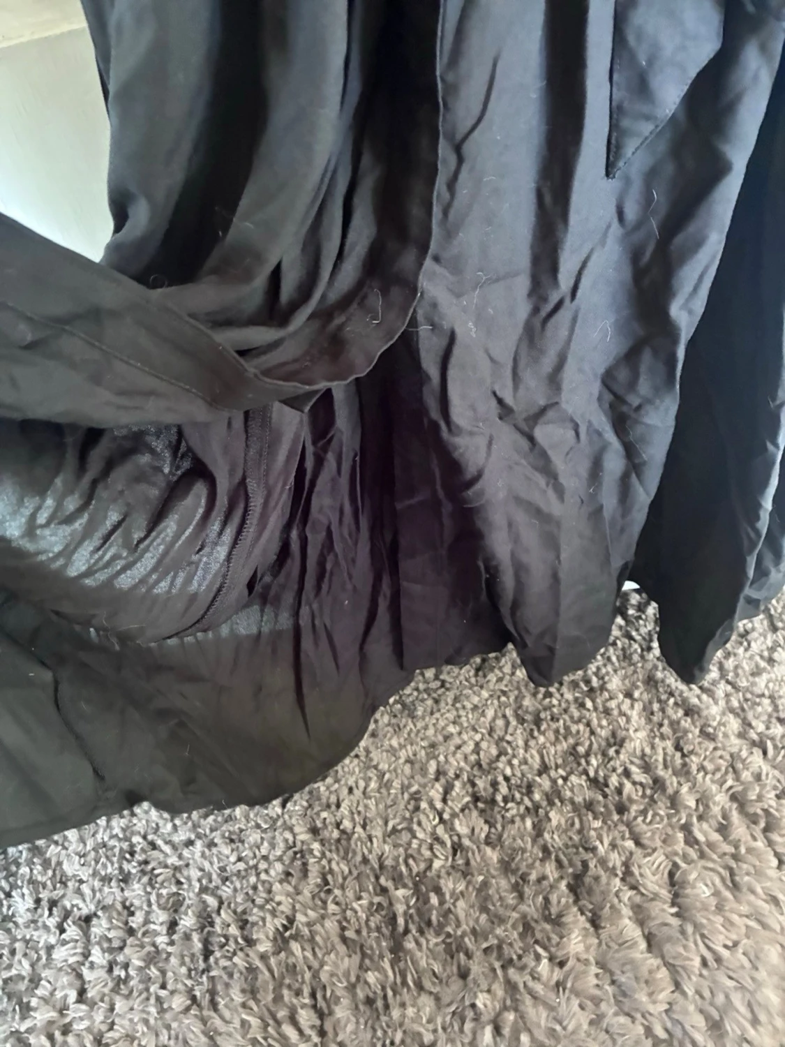 Svart skjortklänning från H&M - 3