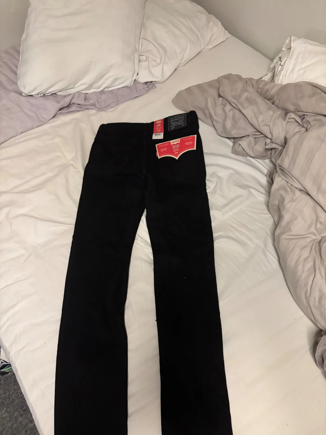 Levi's 510 Skinny svarta jeans 16A