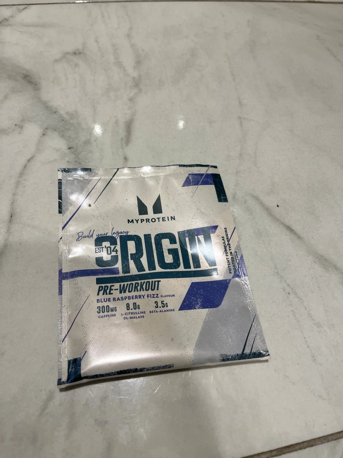 Origin Pre-Workout Blue Raspberry Fizz