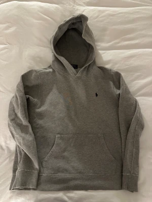 Grå Polo Ralph Lauren Hoodie - Säljer nu min feta polo hoodie, den är i storlek s men sitter som xs. Hoodien är i bra skick men med tecken på användning. Passar dig emellan 160-170. Hör av dig om du har några frågor.