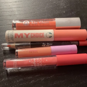 Lip-kit rosa💖💖💖 - Ett lip-kit med olika nyanser av rosa 💖 Ingen av dem har används mer än tre gånger! Dem är lite smutsiga efter att ha legat bland annat smink, men det går och tvätta bort ✨