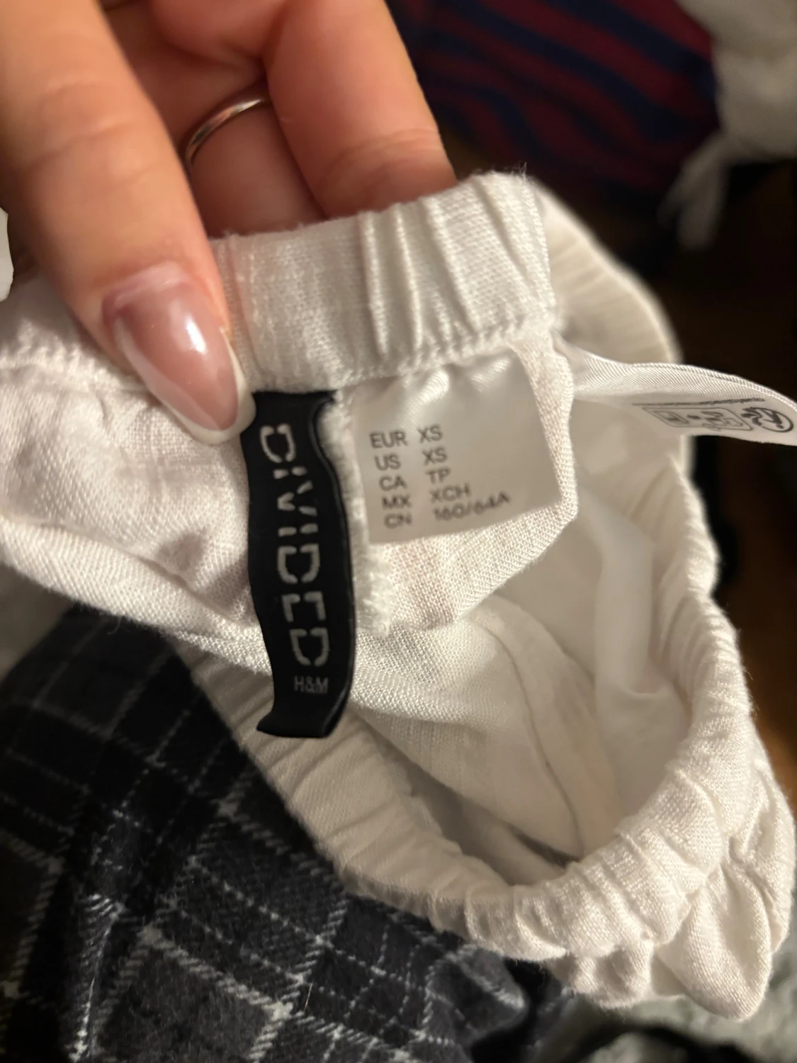 Vita linnebyxor från H&M Divided XS - 2