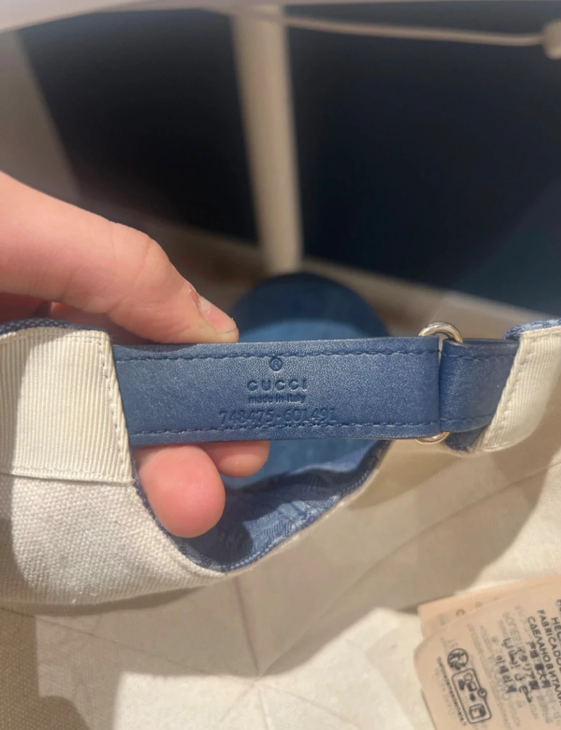 Gucci keps Dubai blå - 4