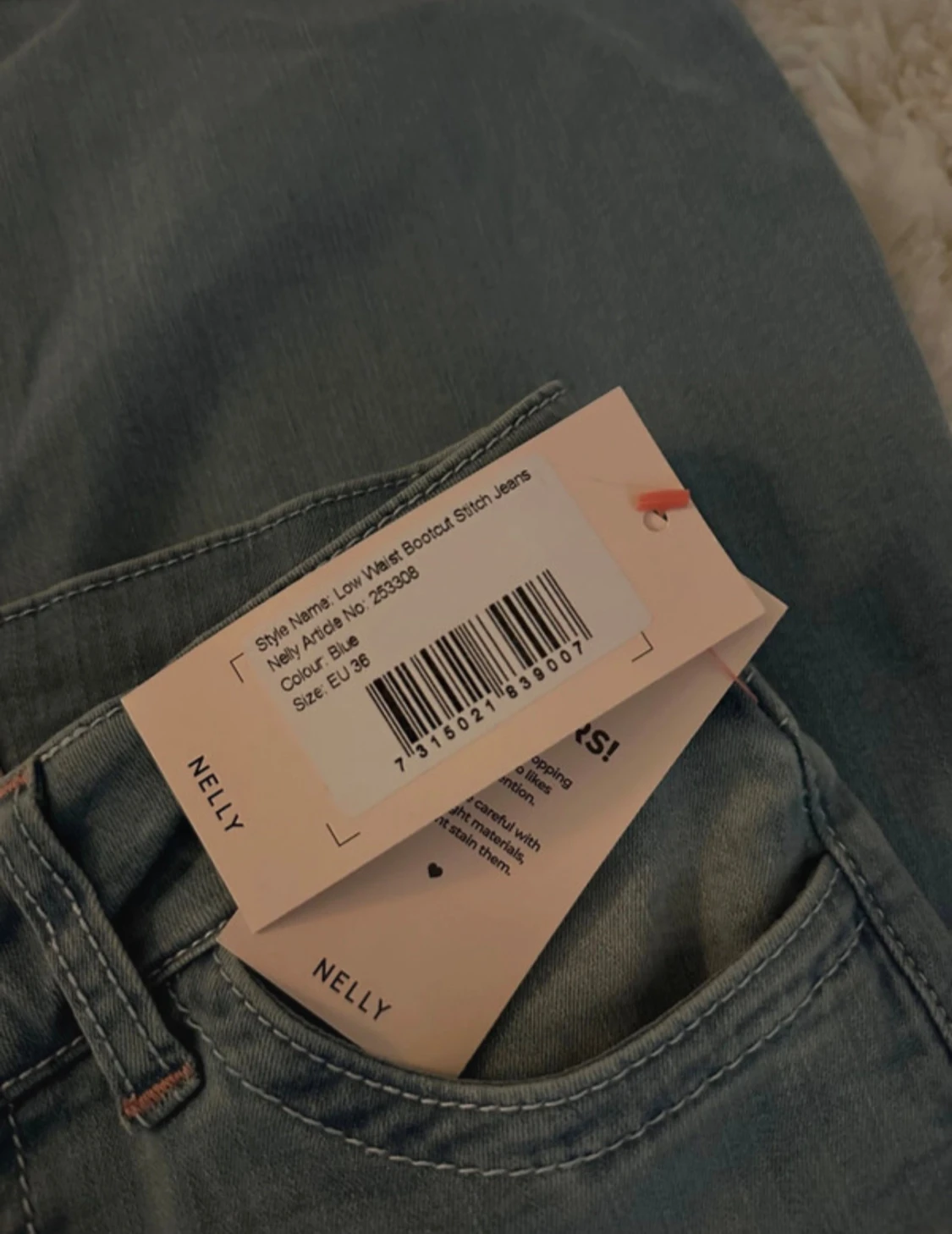 Nelly- Low waist bootcut stitch jeans - 2