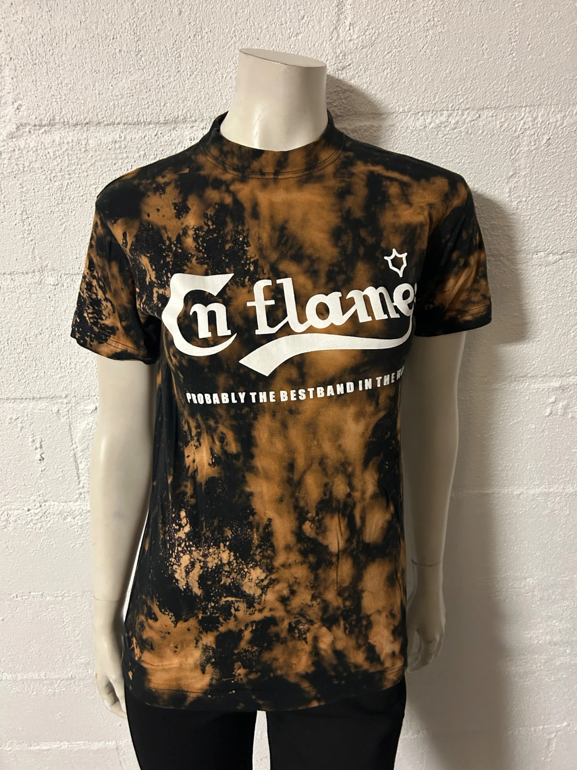 In flames T-shirt XS