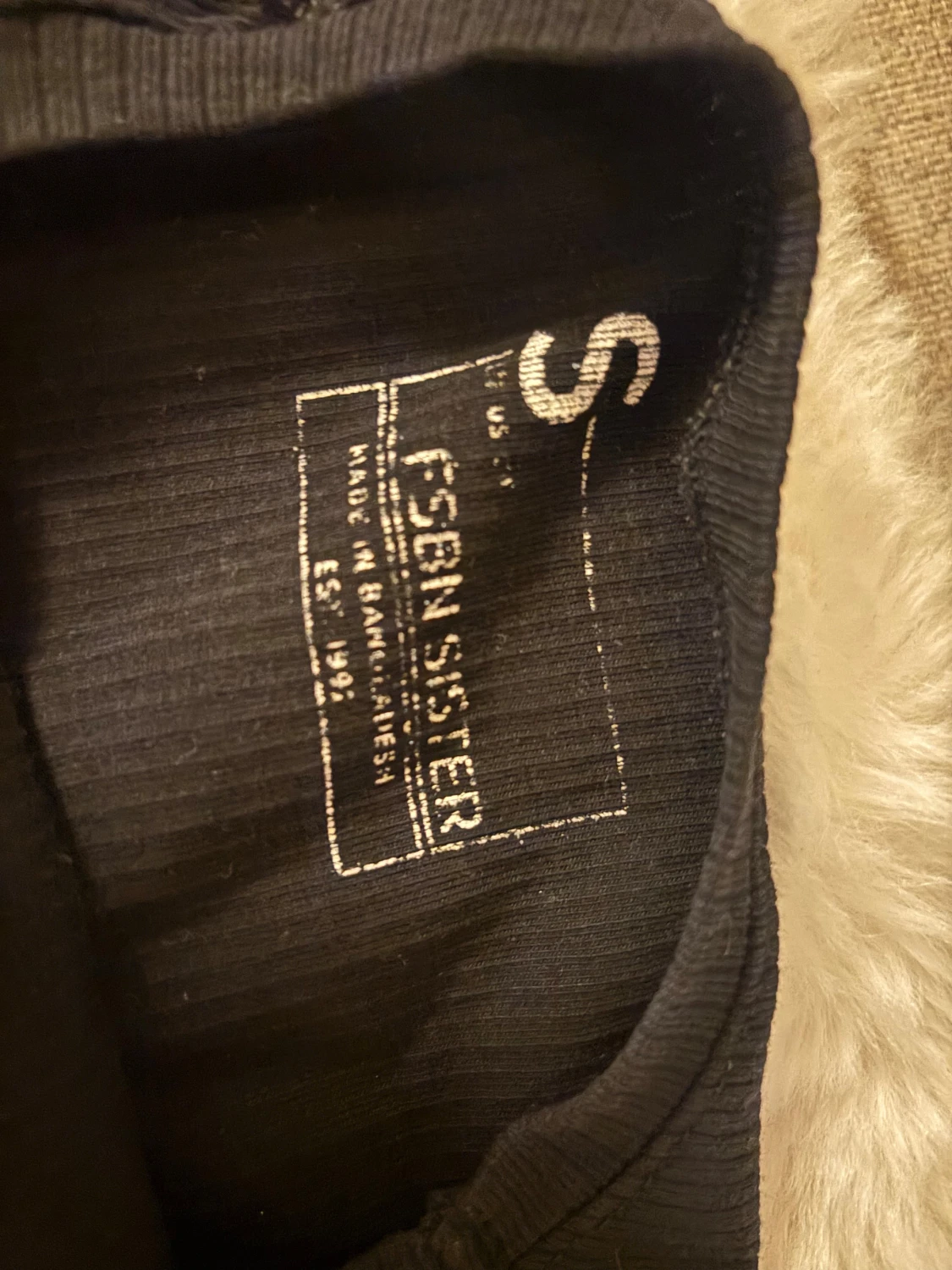 Svart långärmad topp - 2