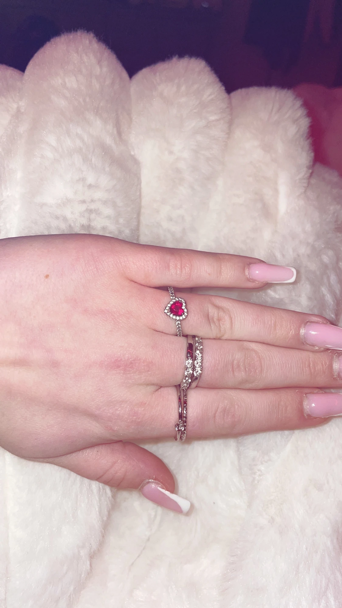 Pandora silverring med hjärta - 6