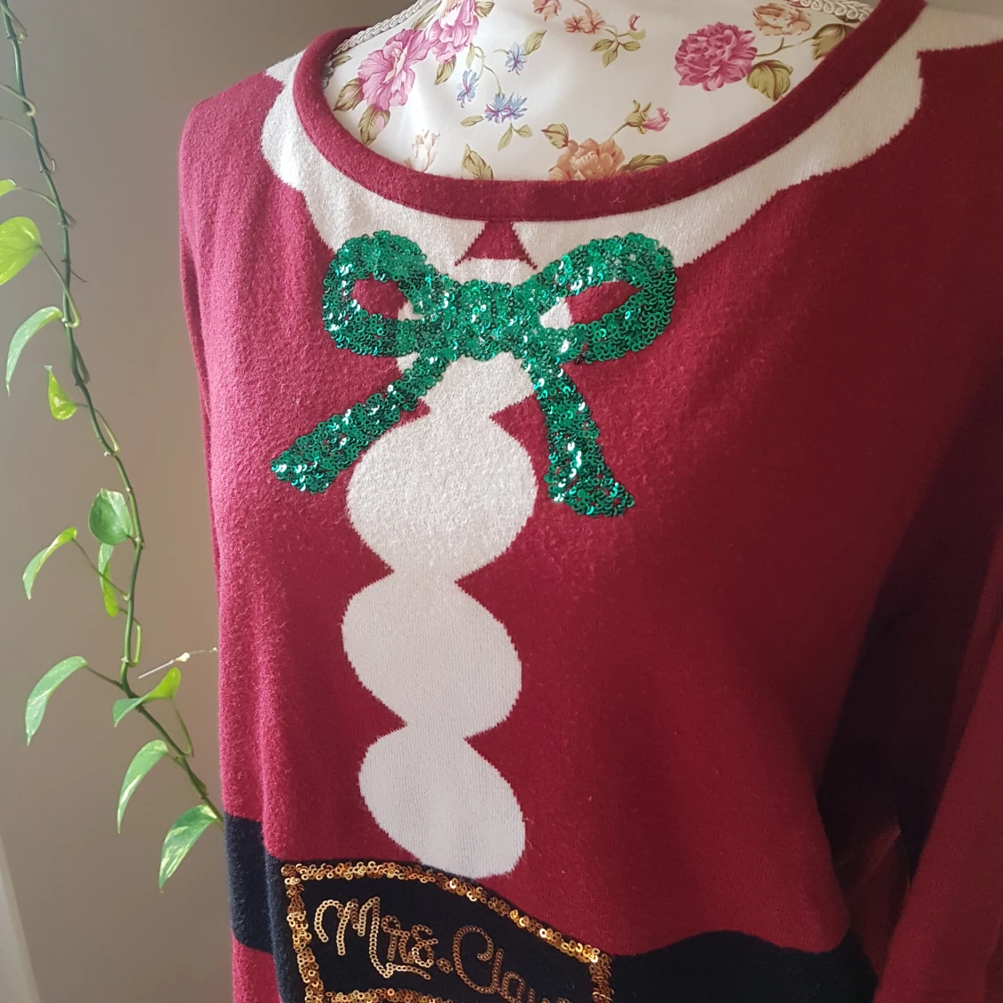 Jultröja/tomtetröja, till en Tomtemor - 1