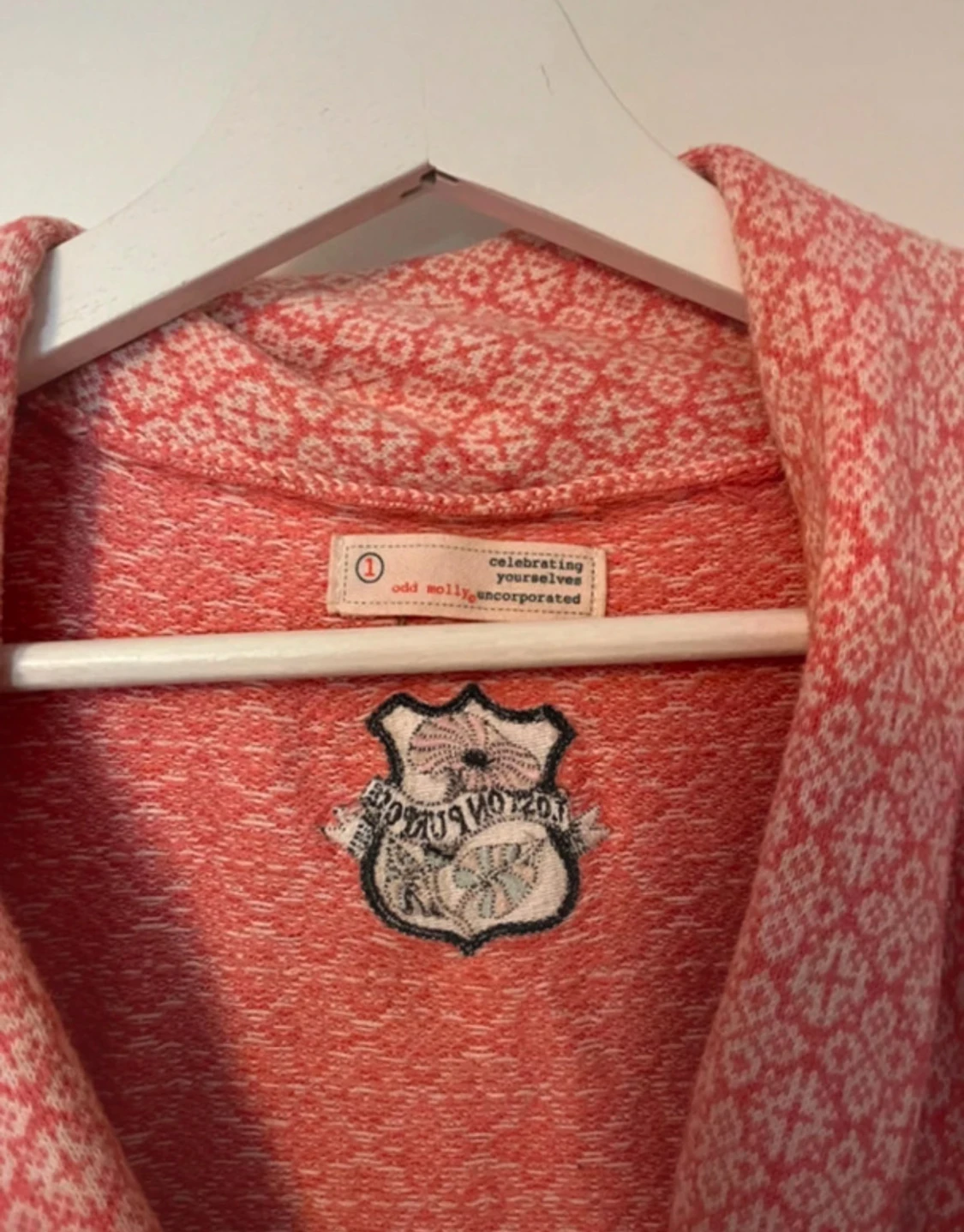 Rosa mönstrad blus från Odd Molly - 3