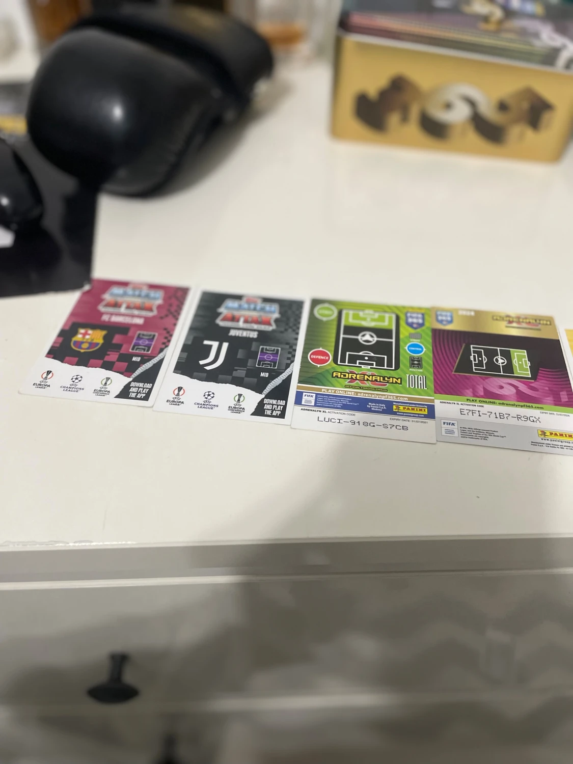 Samling fotbollskort - Champions League & FIFA 365 - 3