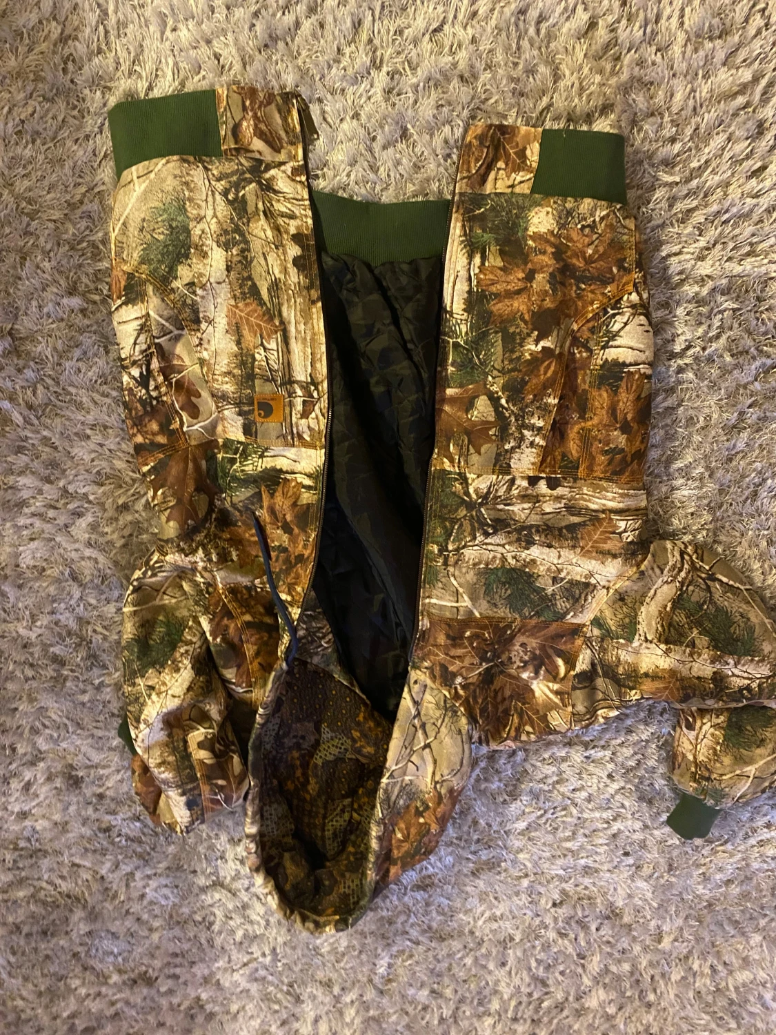 Carhartt camouflage vintage jacka med huva - 1