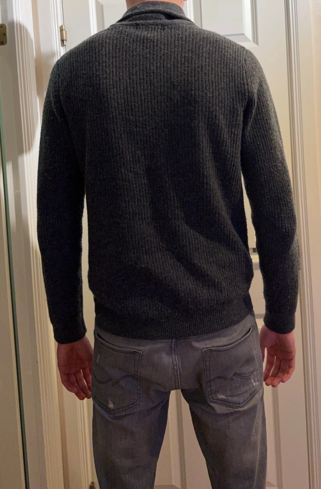 Mörkgrå kofta från Dressmann - 1