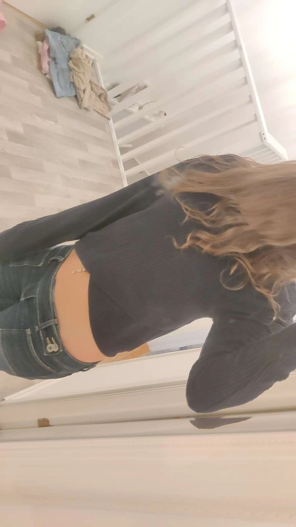 Svart stickad tröja från Hollister - 2