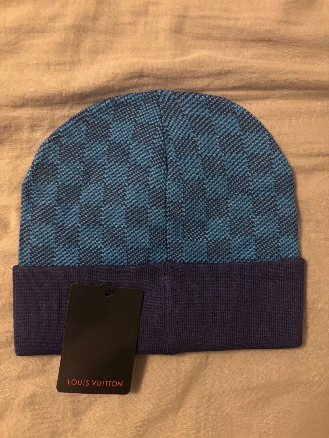 Blå rutig mössa - 2