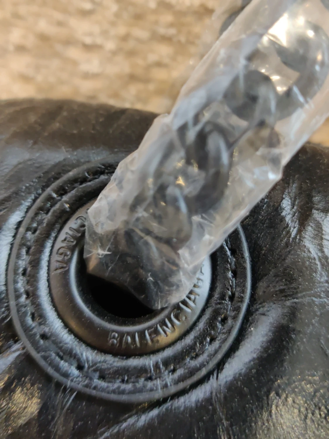 Svart quiltad handväska - 4