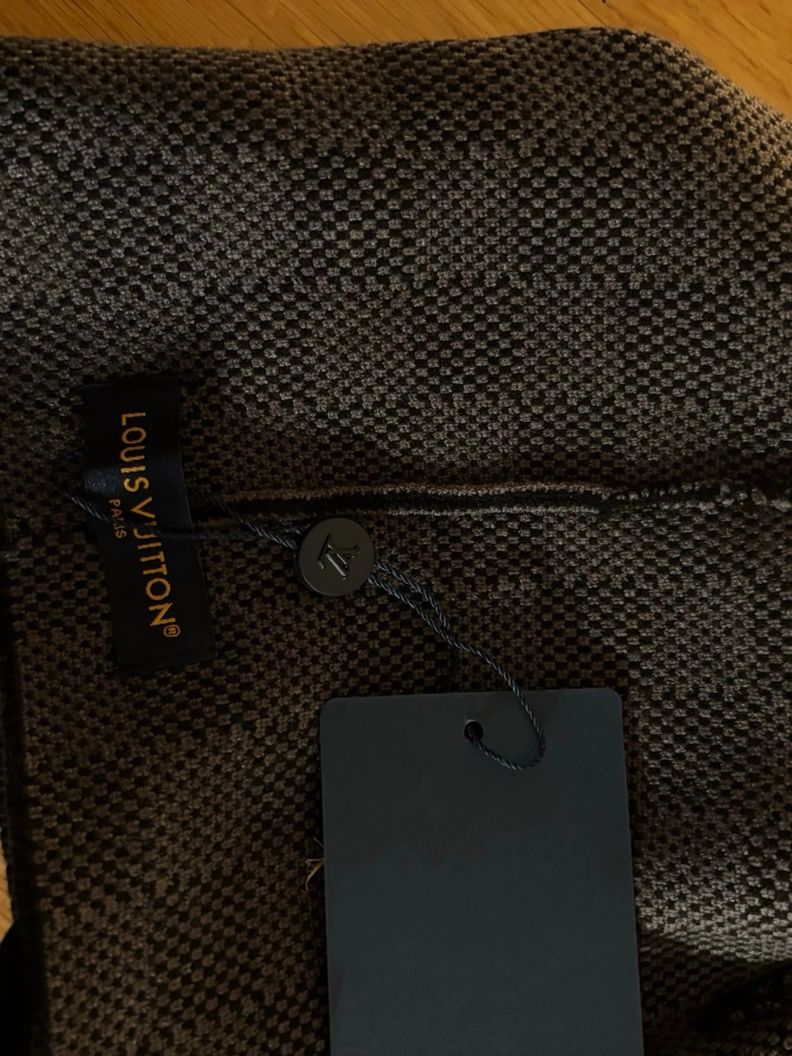 Louis Vuitton rutmönstrad mössa - 1