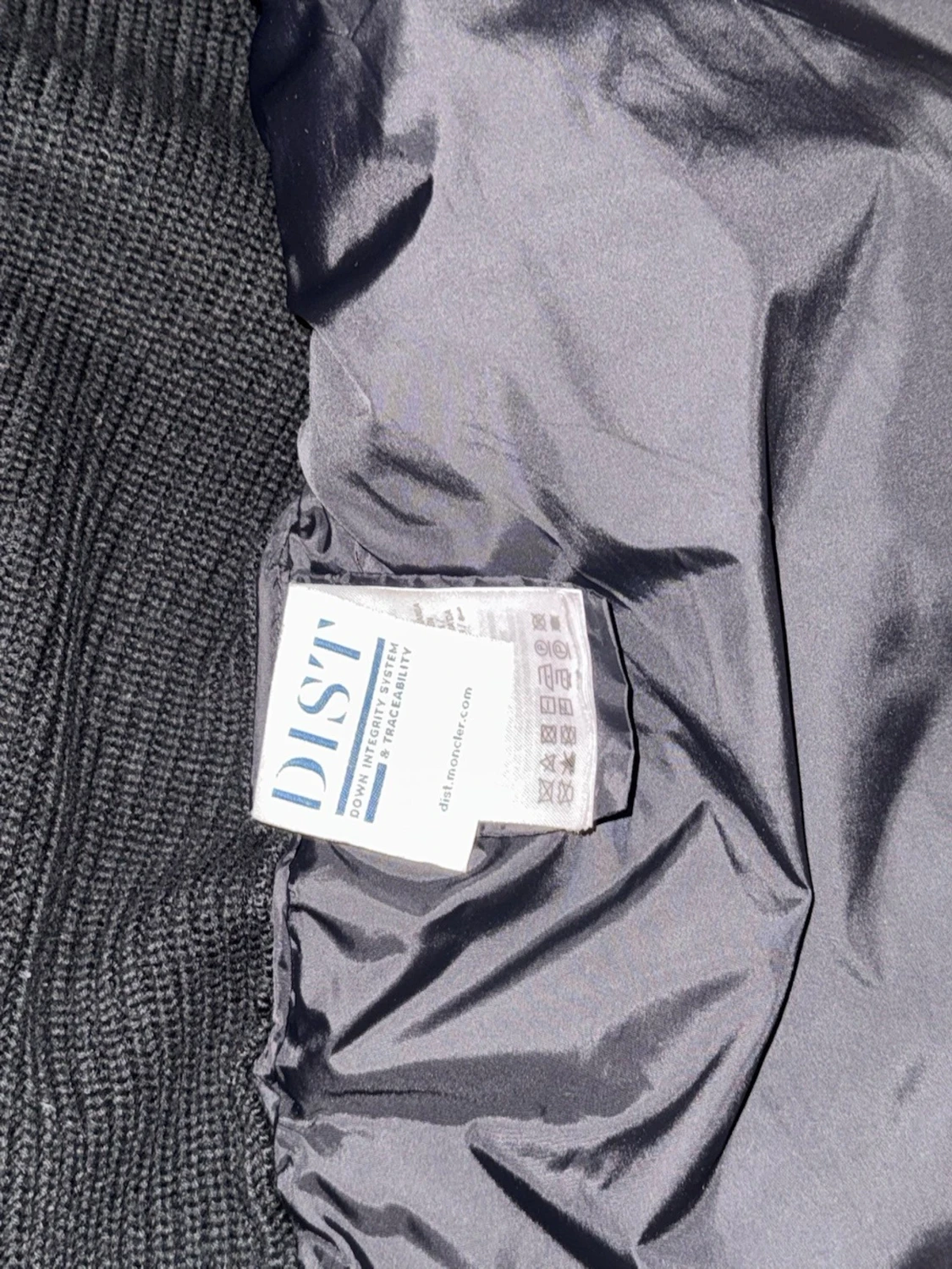 Svart teddyjacka från Moncler - 5