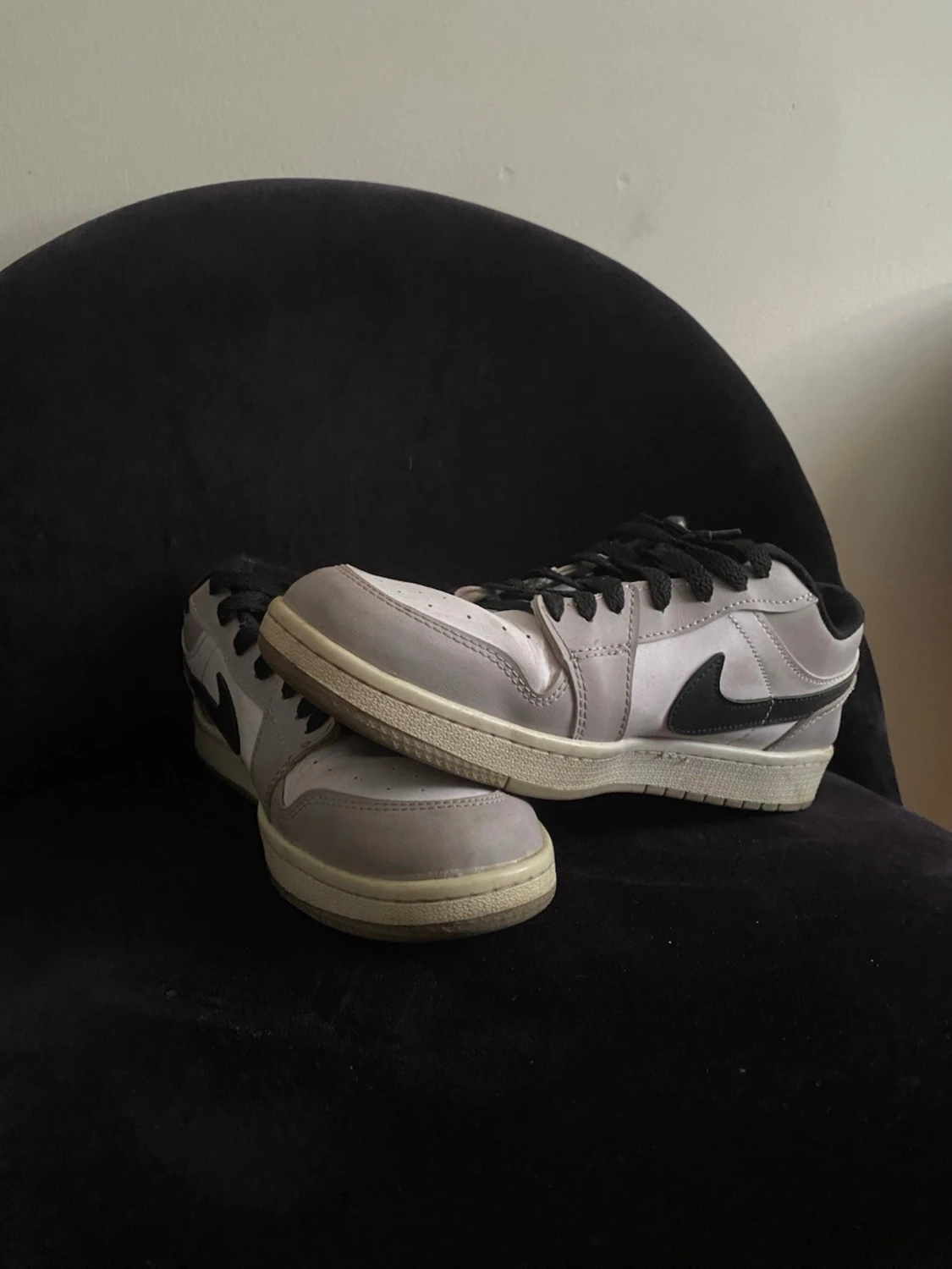 Nike Air Jordan 1 Low grå/svarta